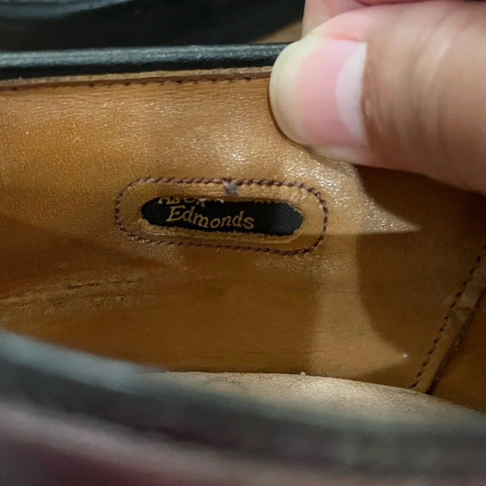 Allen Edmonds Brown Leather Park Avenue Cap Toe‎ Oxfords Sz. 10.5